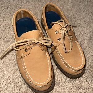 Tan Sperry Boat Shoes